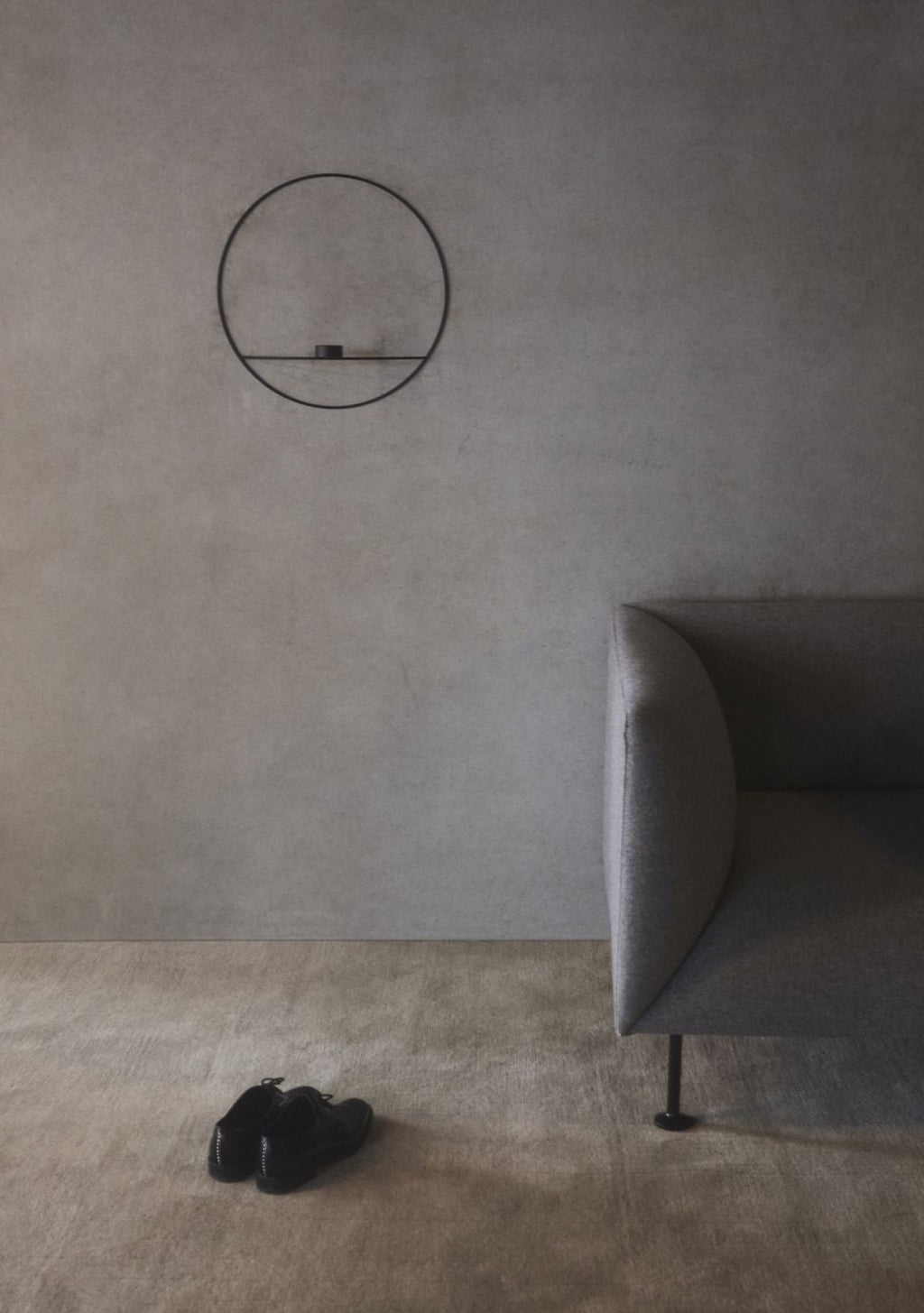 Audo Copenhagen Pov Circular Candle Holder Large, Brass