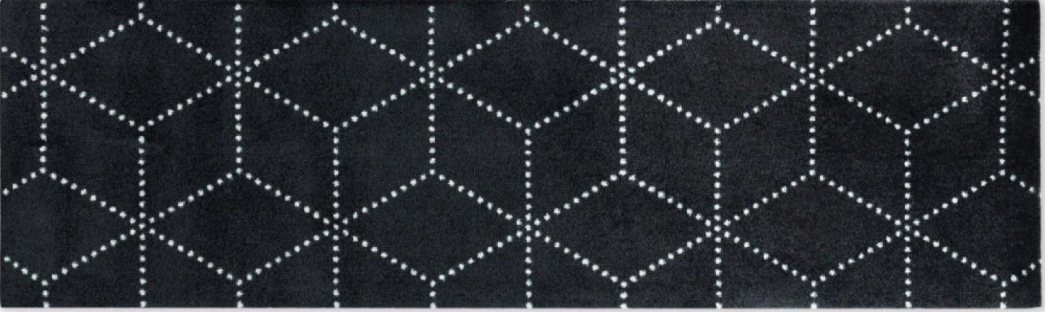 Heymat Doormat Hagl Black, 45x150cm