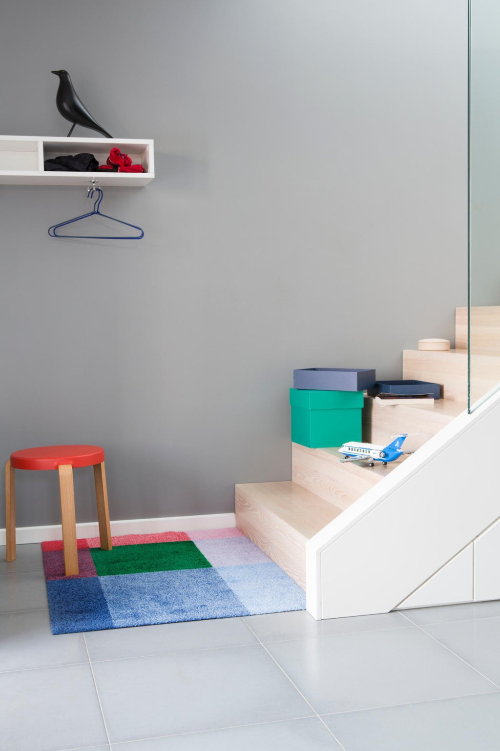 Heymat Mix Meadow Doormat 85x150 cm – Ocean PET & Nitrile Rubber