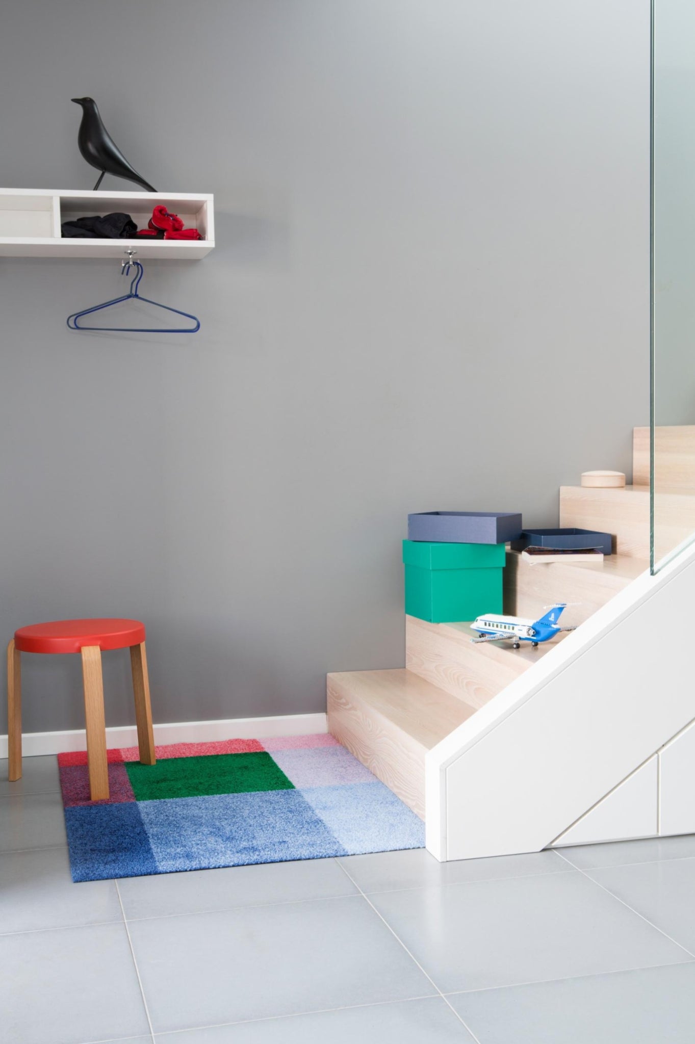 Heymat Mix Meadow 85x150cm Rust PET & Nitrile Rubber Non-slip Doormat