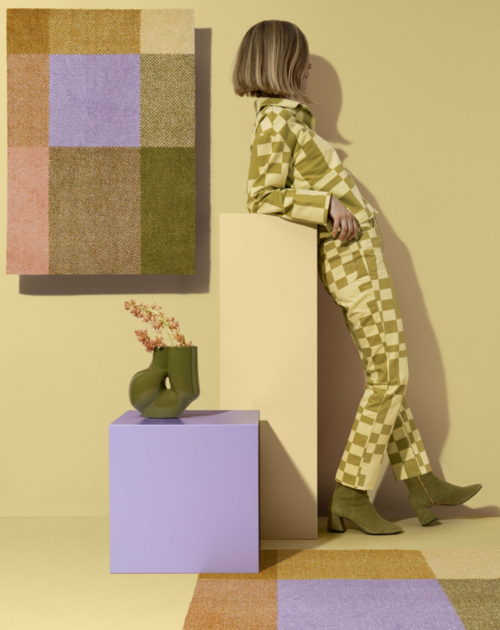 Heymat Mix Teklan Doormat 60x85 cm – Black PET Surface, Nitrile Backing