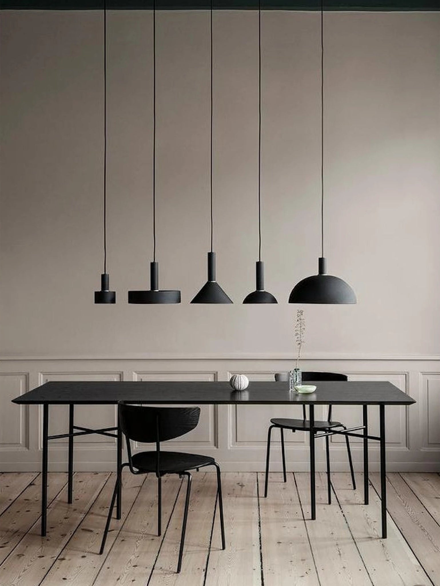 Ferm Living Dome Lampshade, Black