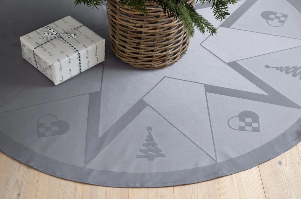 Novoform Design Stars Christmas Rug, Winter Grey