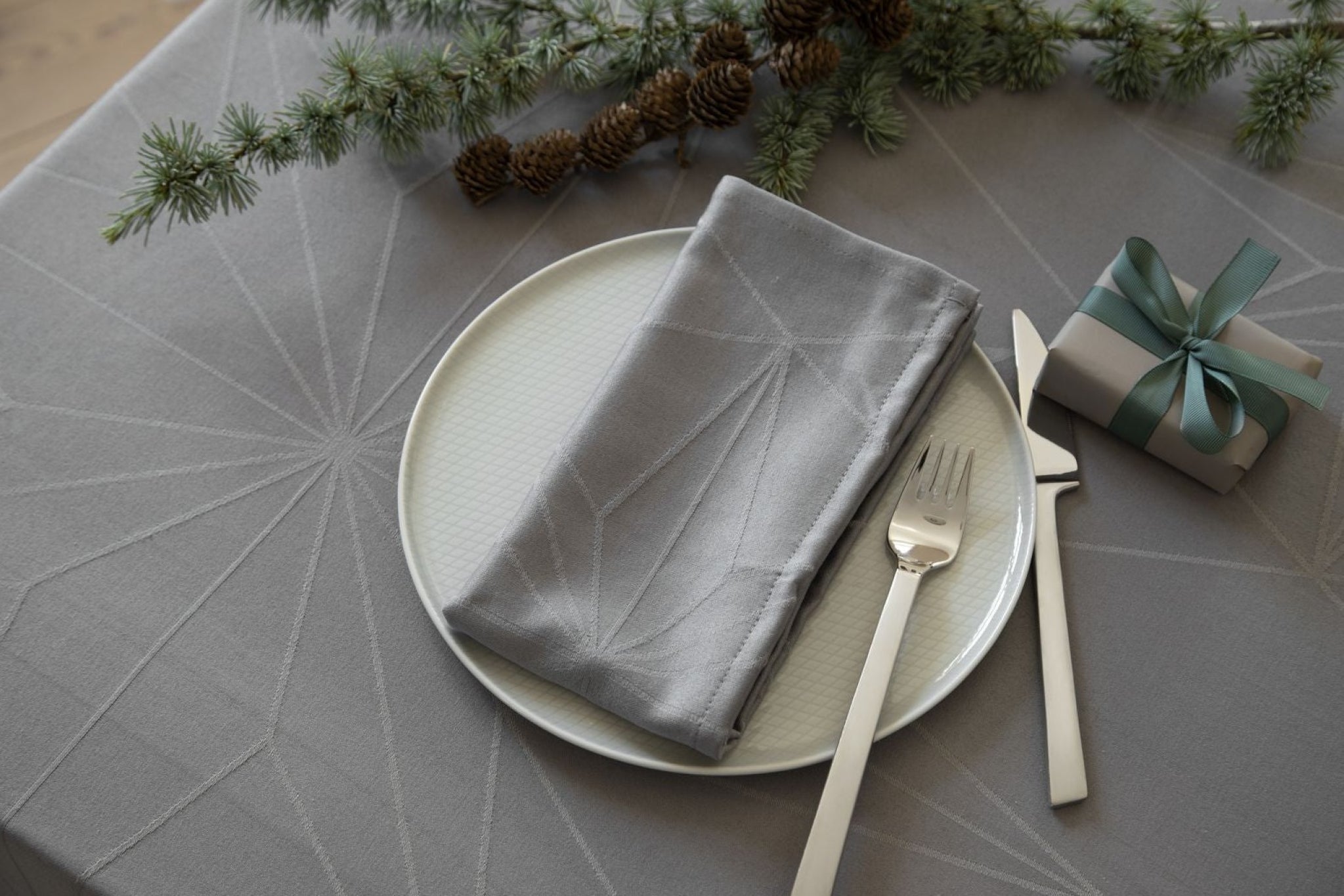 Novoform Design Stars Napkins 4 Pcs., Winter Grey