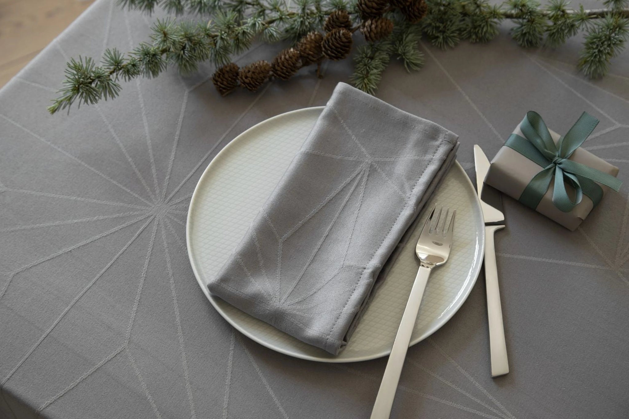 Novoform Design Stars Napkins 4 Pcs., Winter Grey
