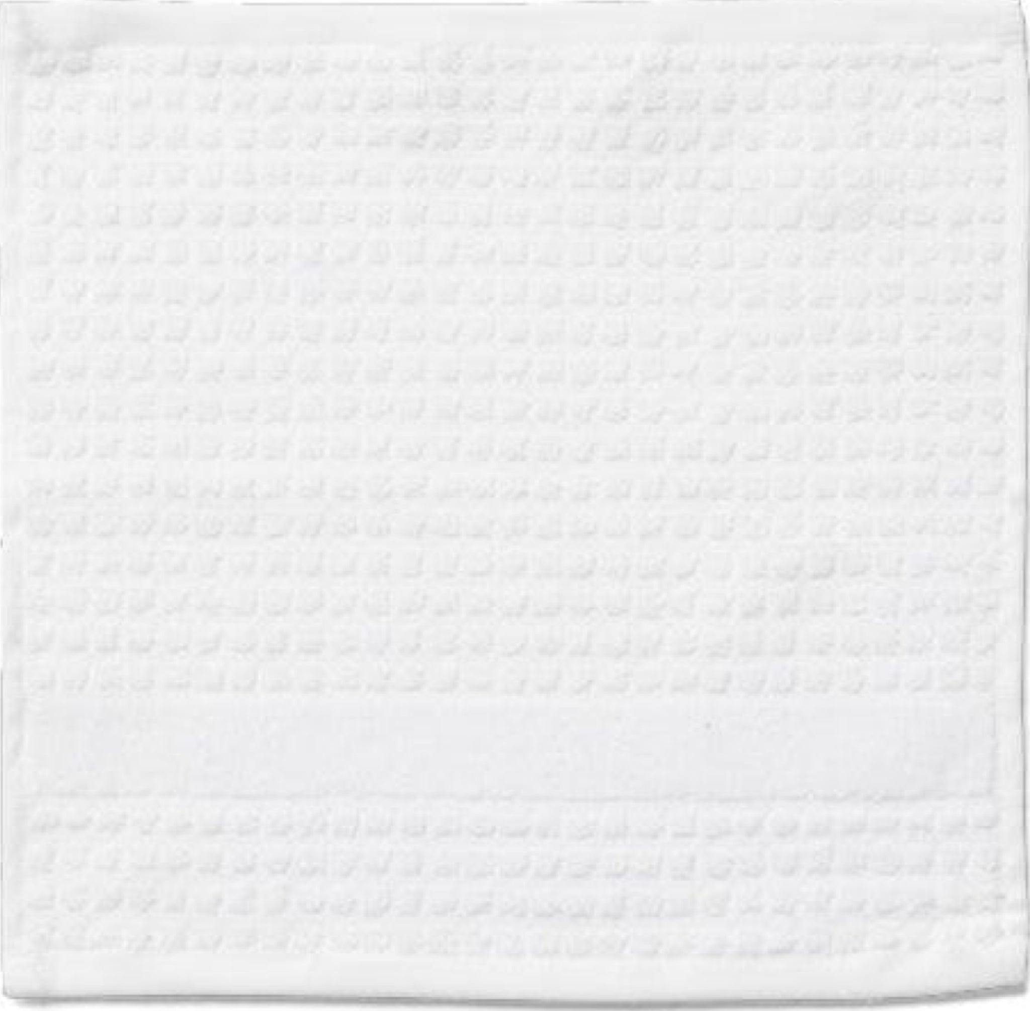 Juna Check washcloth white, 30x30 cm