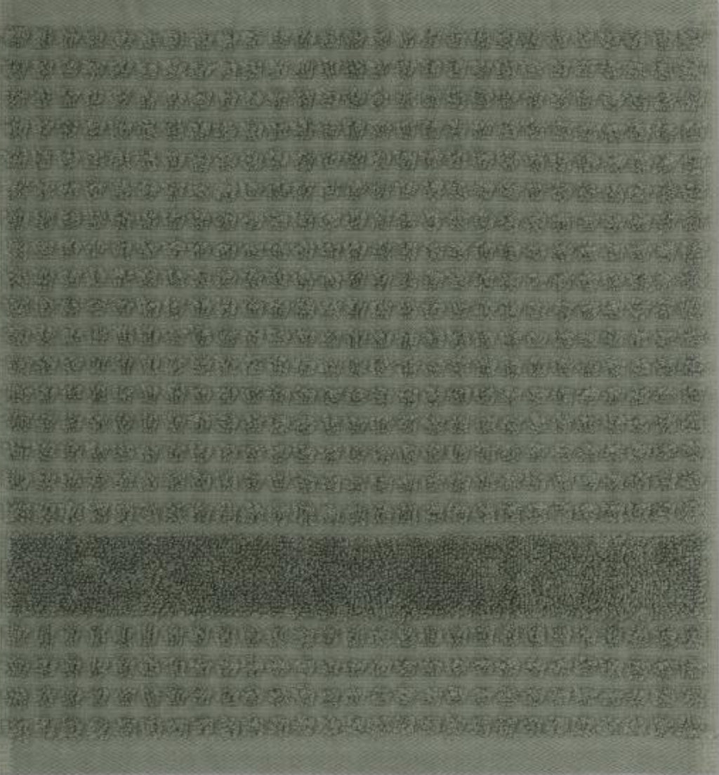 Juna Check Washcloth Dark Green, 30x30 Cm