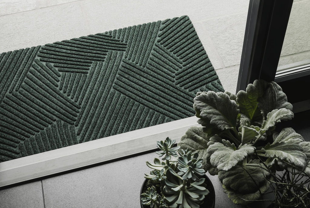 Heymat+ Strå Doormat 60x90 cm - Sandstone PET & Nitrile Rubber