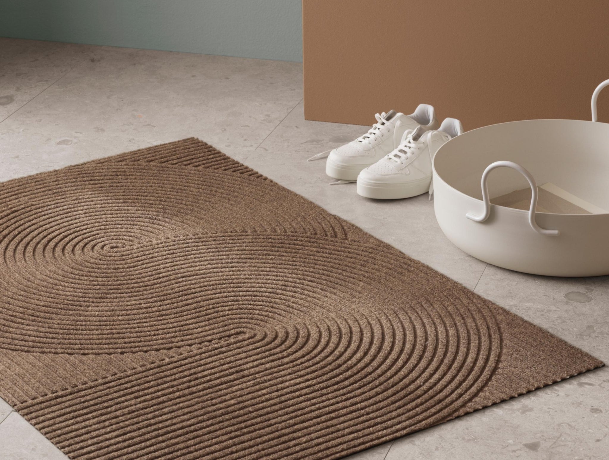 Heymat+ Doormat Heymat Sand 87x130 cm — PET & Nitrile Rubber