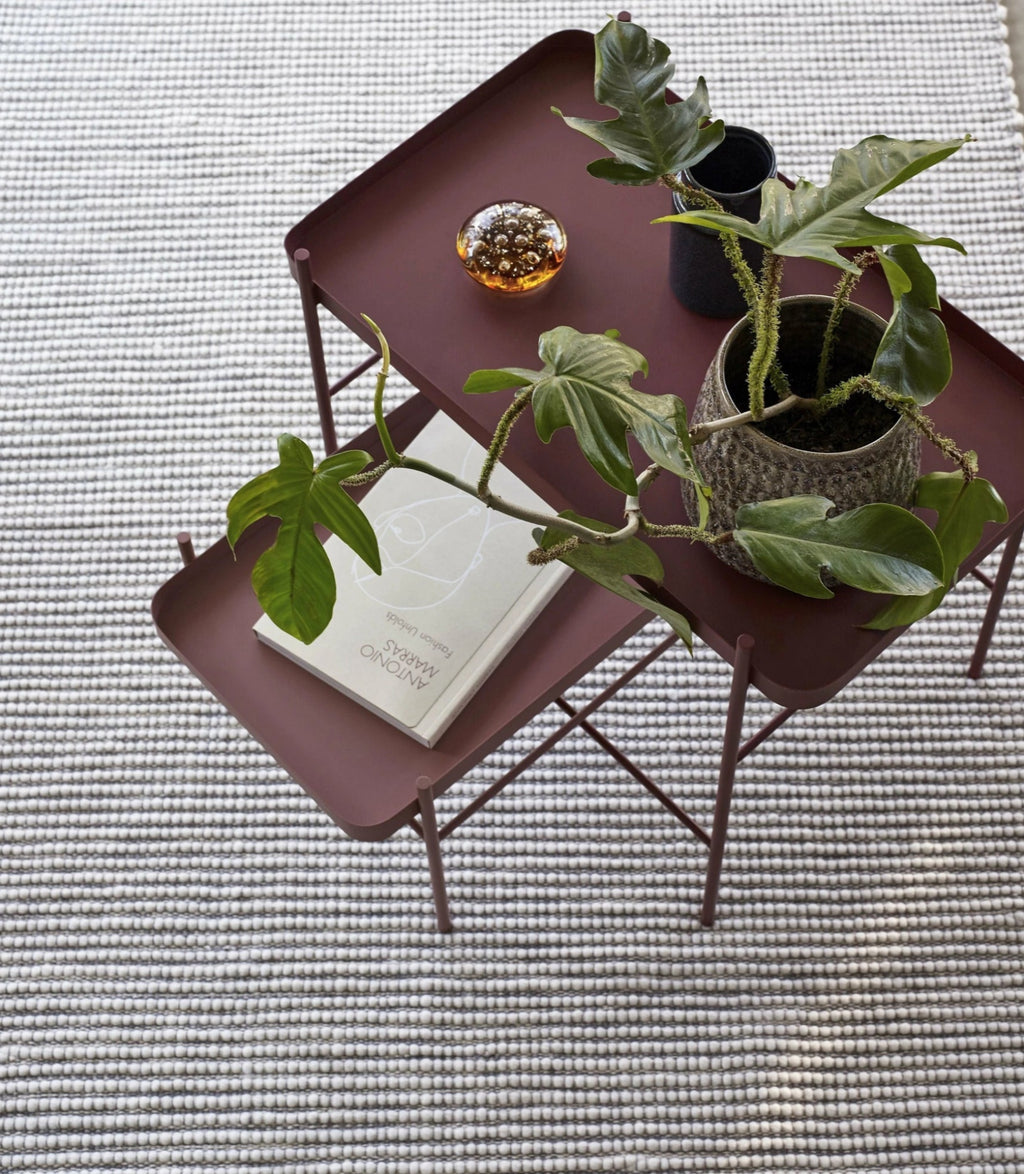 Hübsch Capri Pot Ceramic Beige Set Of 2