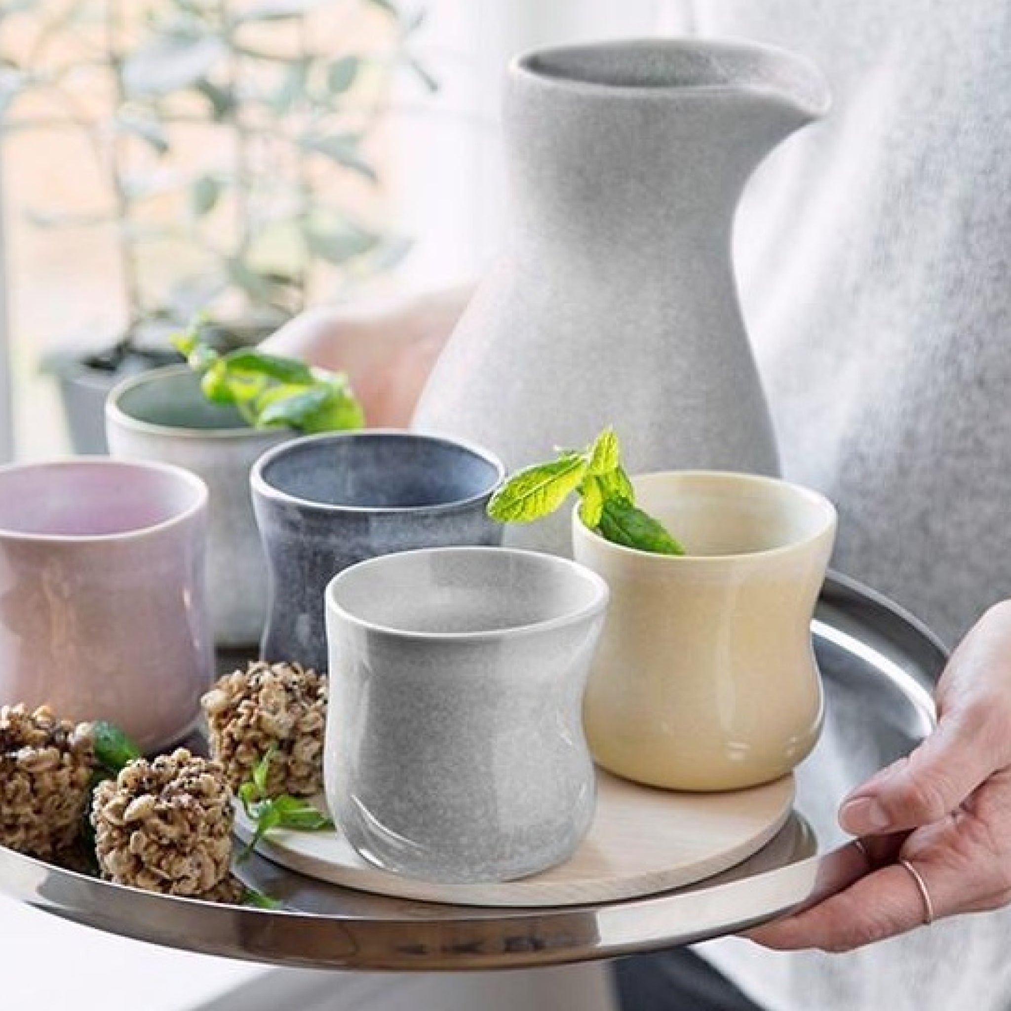 Kähler Mano Cup, Light Gray