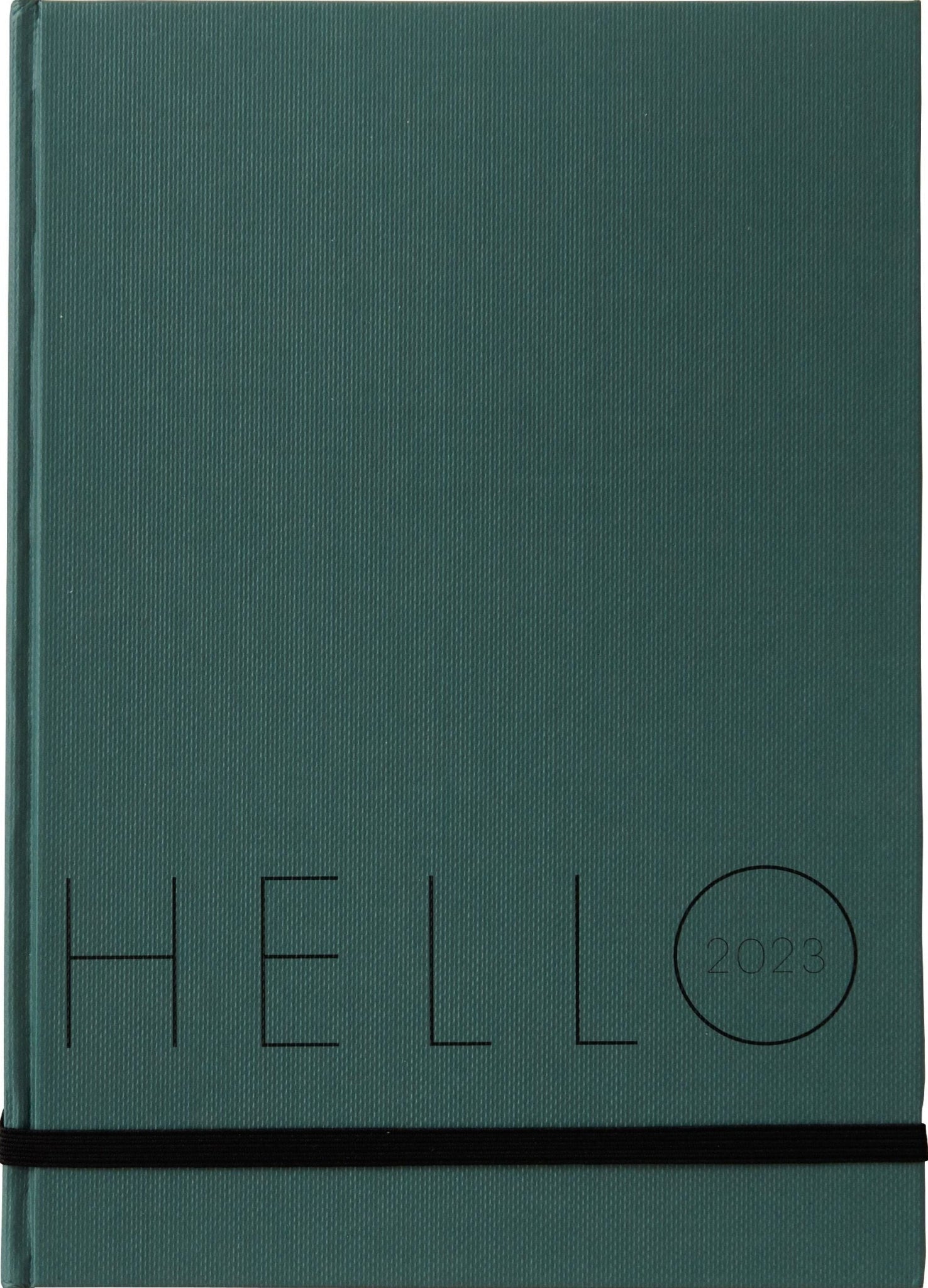 Design Letters Calendar 2023, Myrtle Green