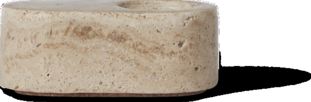 Spring Copenhagen Ovaali Candle Holder, Sand