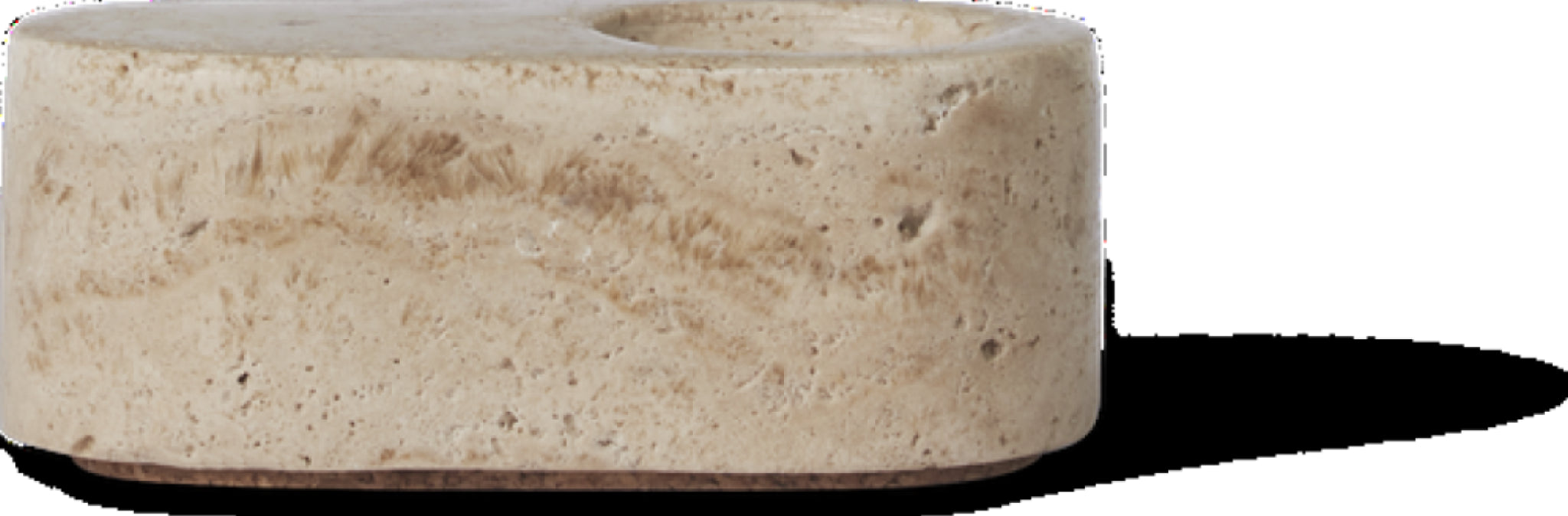 Spring Copenhagen Ovaali Candle Holder, Sand