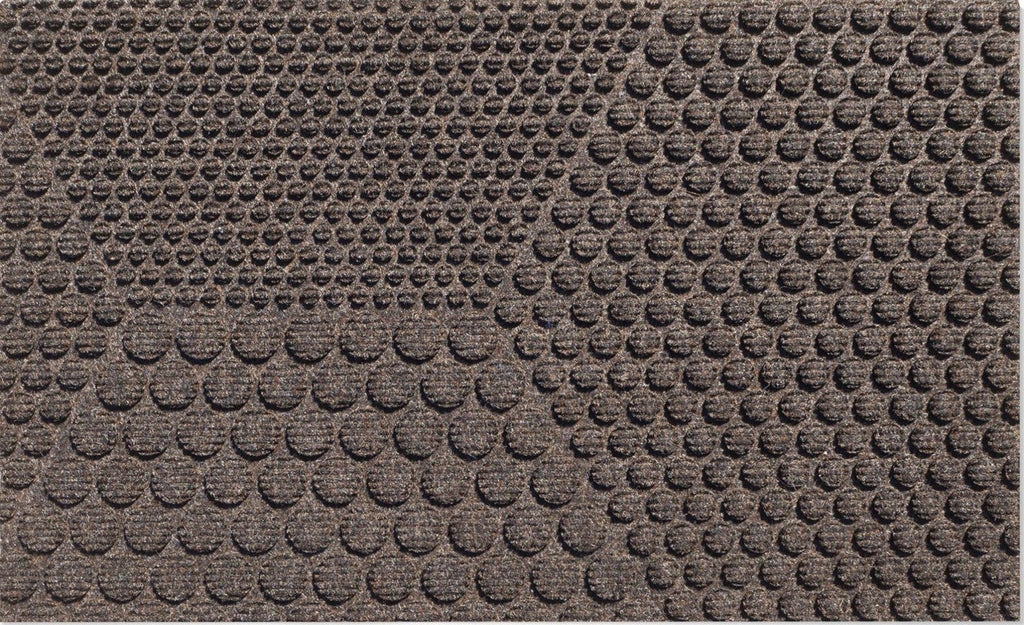 Heymat Hex Soil Doormat 45x75 cm Dark Brown PET/PP Nitrile Rubber