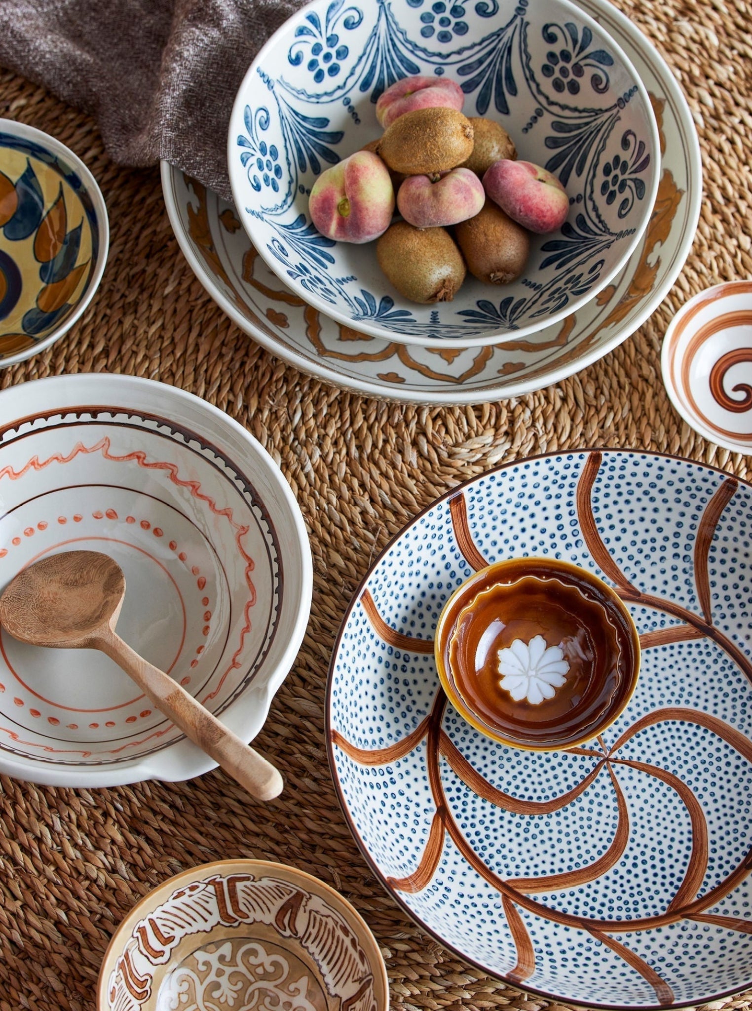 Bloomingville Heikki Bowl, Blue, Stoneware