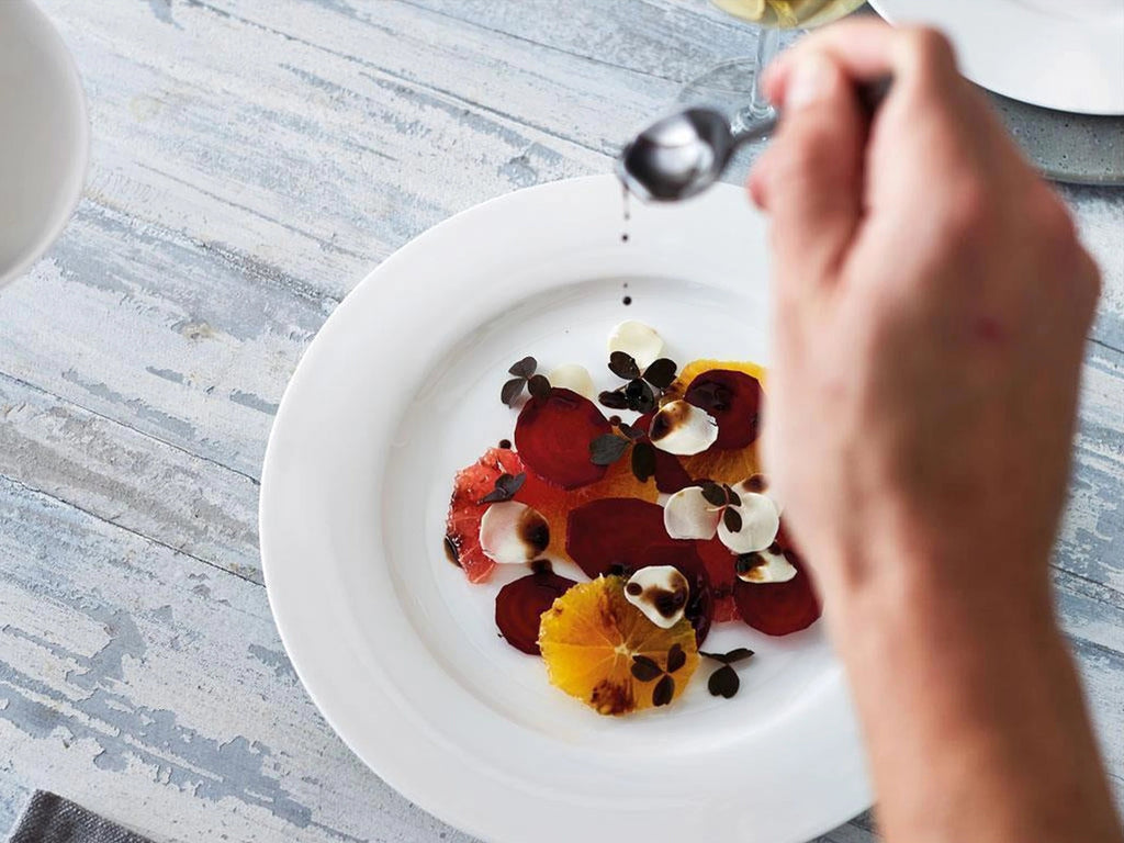 BITZ Deep Plate, White, 23cm