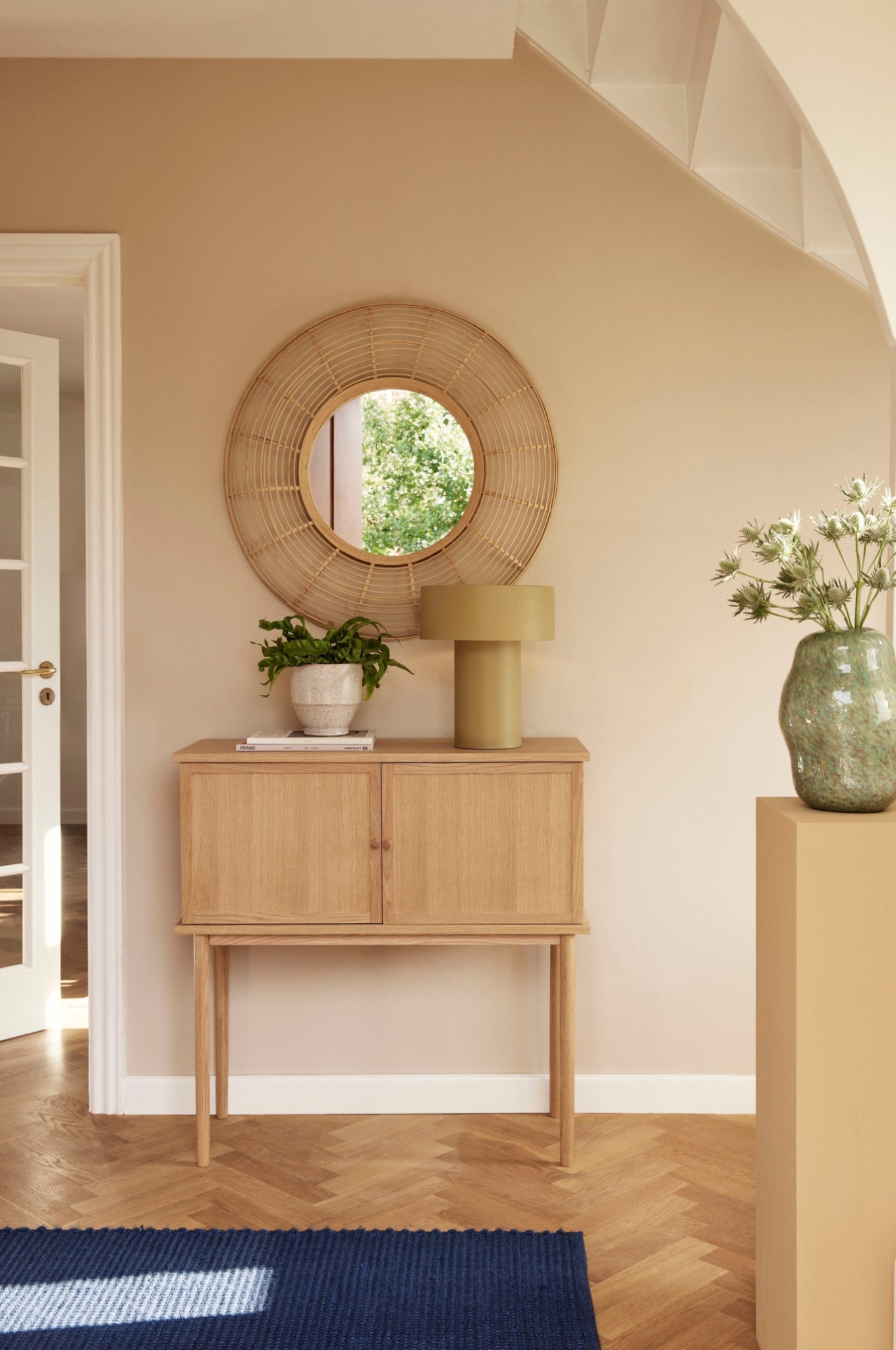 Hübsch Dash Console Table in Natural Oak - Stylish & Sustainable Design