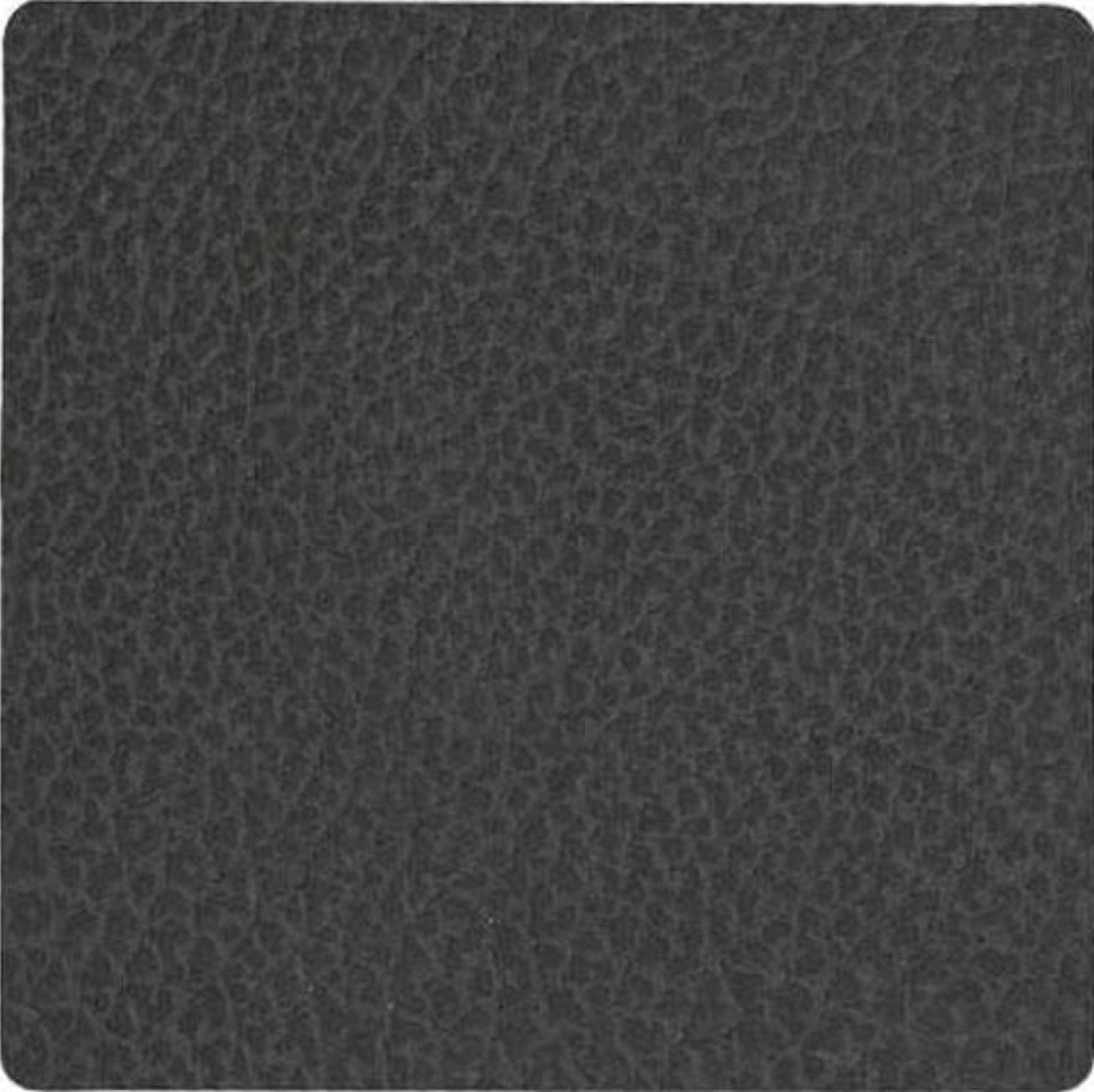 Lind DNA Square Glass Coaster Hippo Leather, Black Anthracite