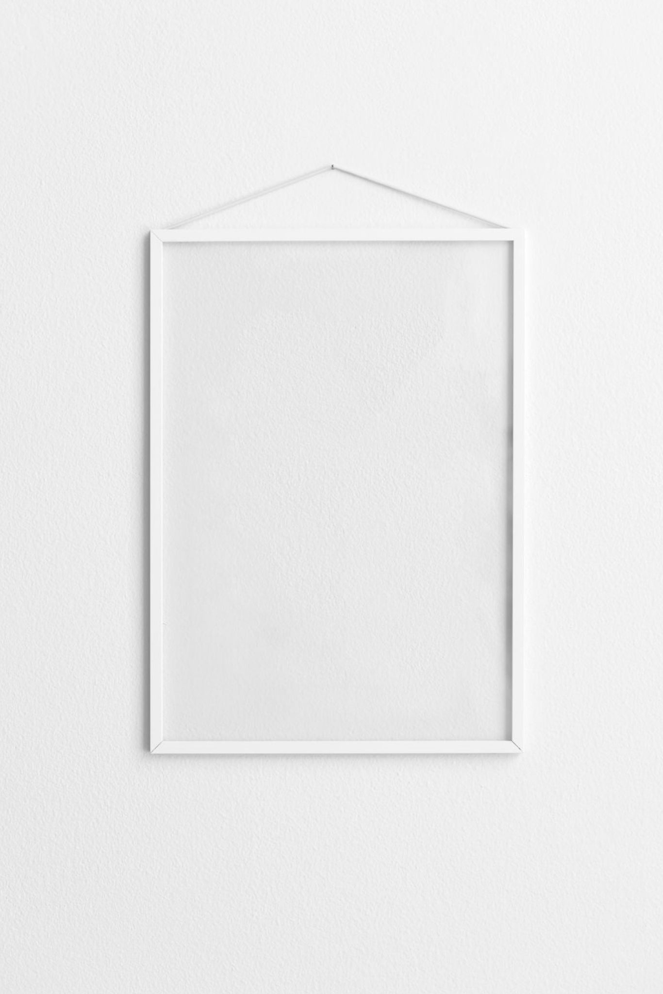 Moebe A4 White Frame: Sleek Aluminum & Acrylic Design, Made in Europe