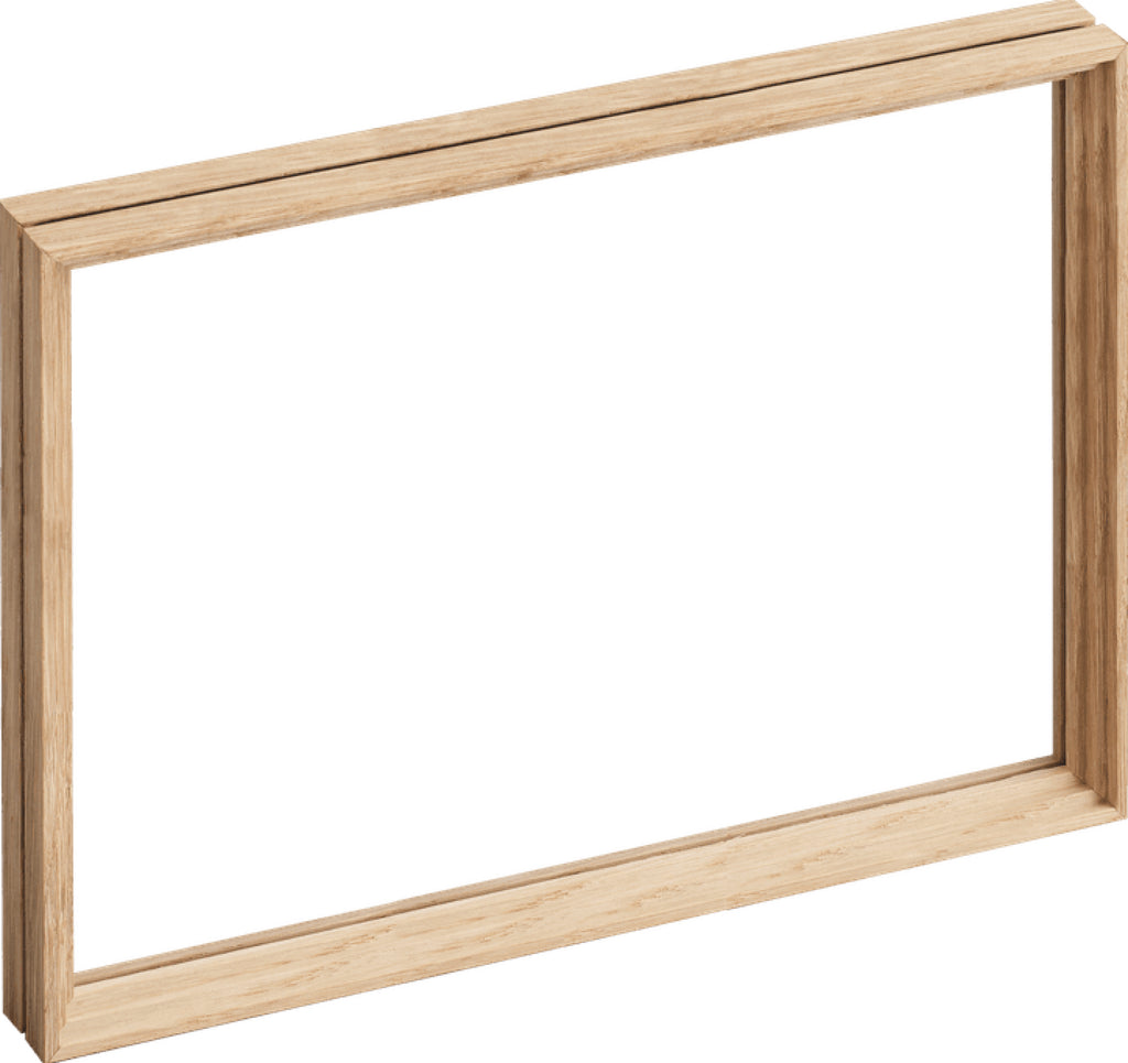 Moebe A4 Oak Frame: Stylish Acrylic & Oak Design, Made in Europe