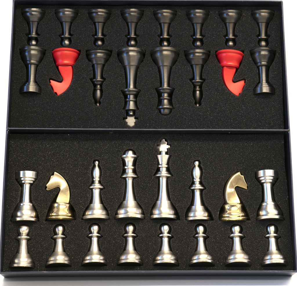 Authentic Models Chess Set Metal