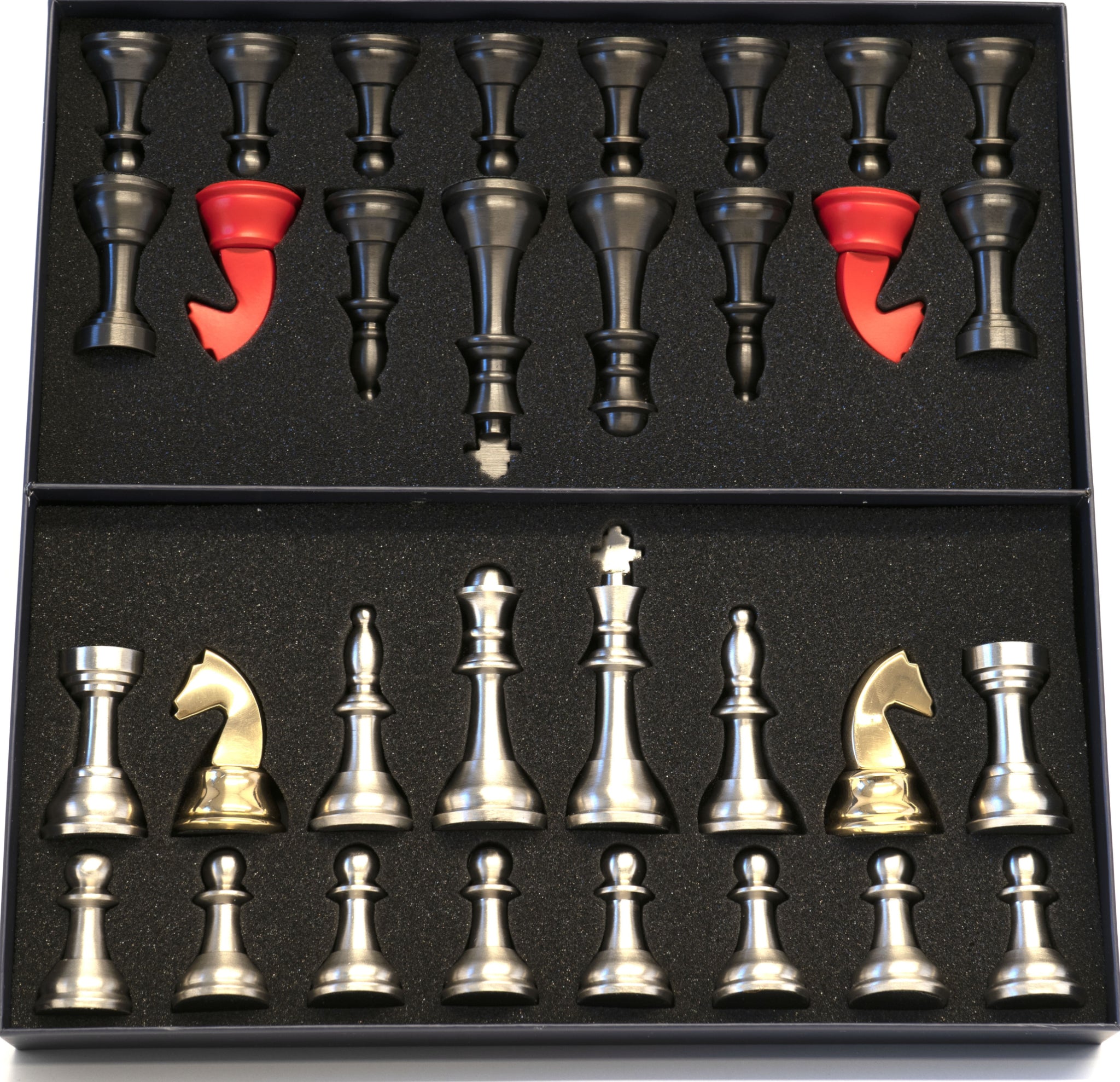 Authentic Models Chess Set Metal