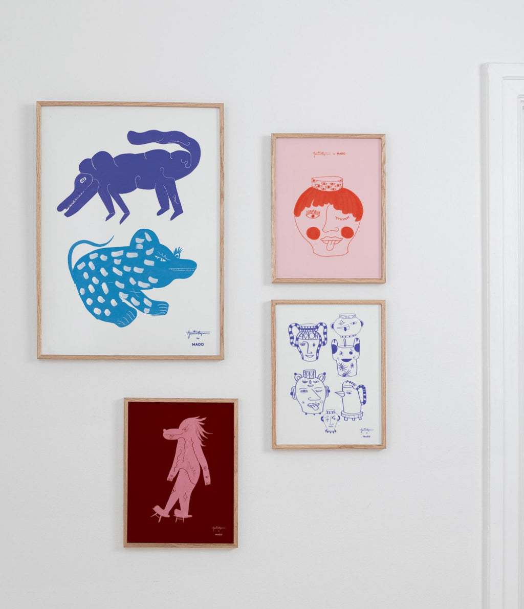 Paper Collective Tongy Pongy Poster, 30x40 Cm