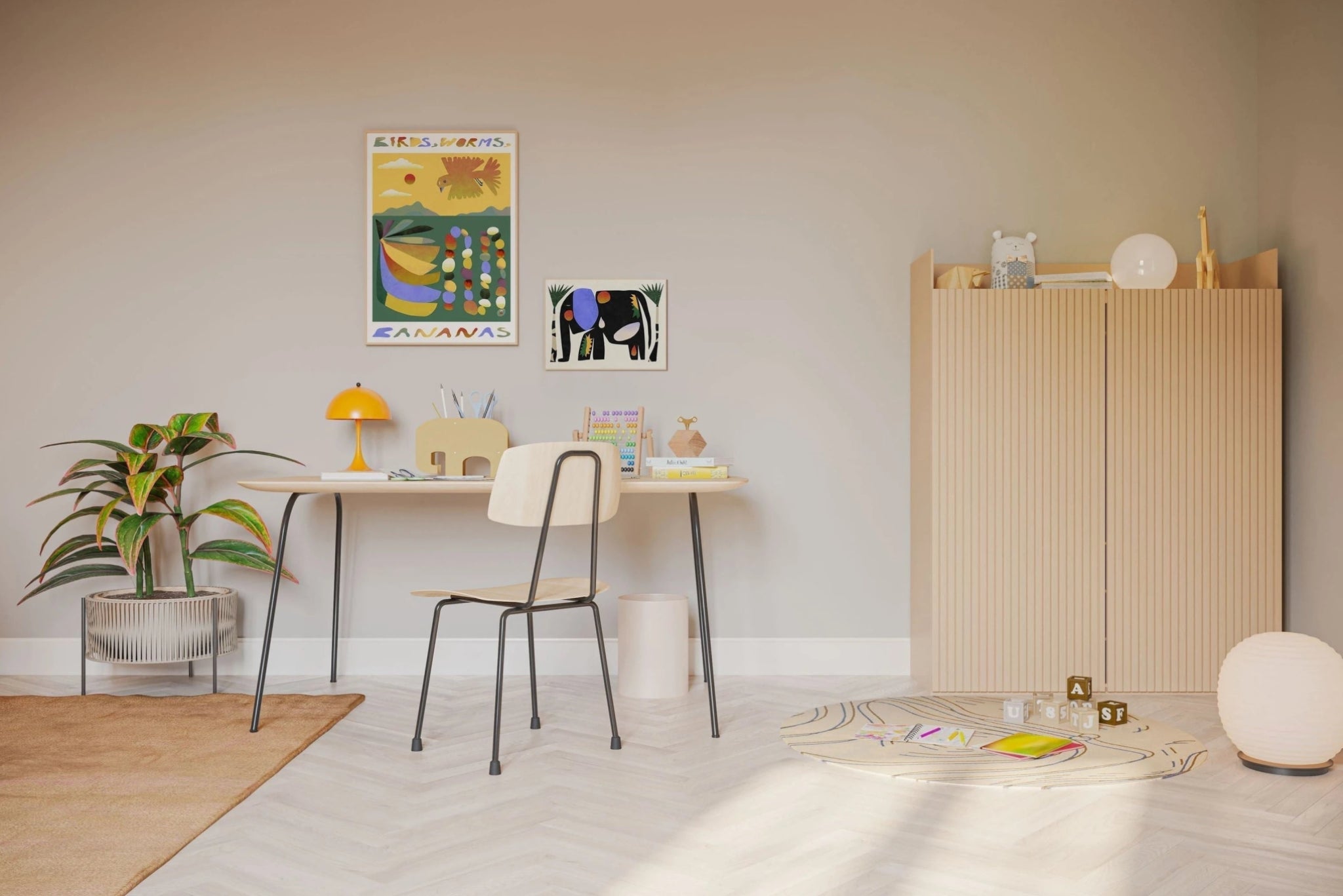 Paper Collective Green Snake Poster, 30x40 Cm