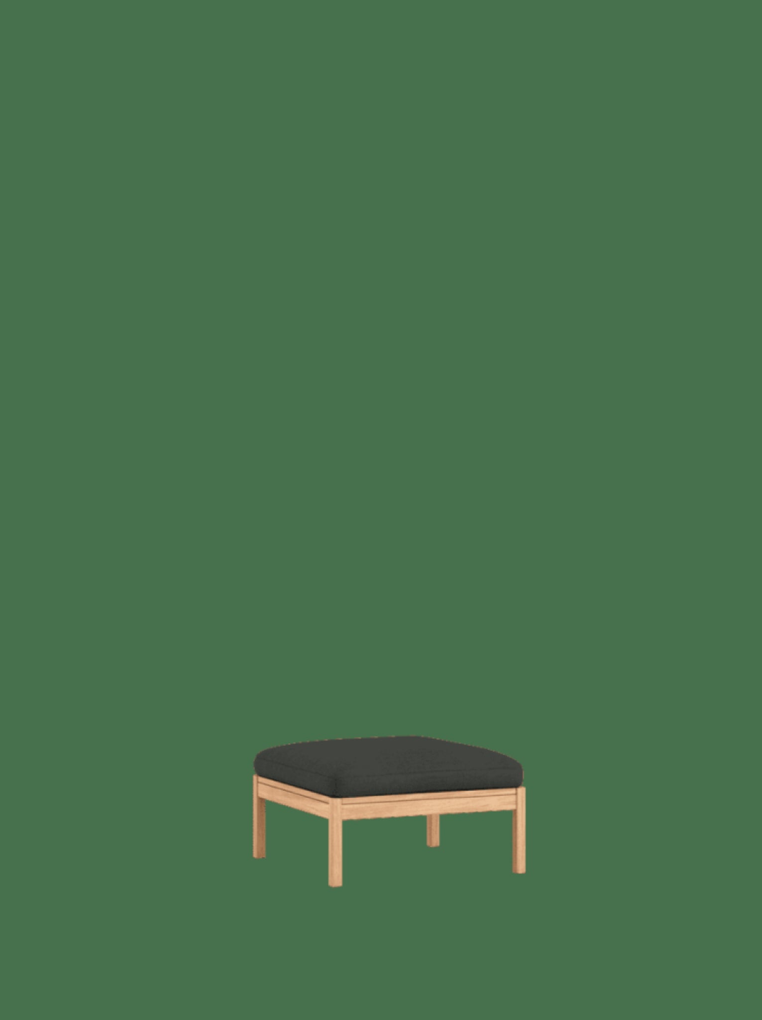 Moebe Modular Sofa Set, Ottoman, Re-wool 198 (fsc Mix Credit)