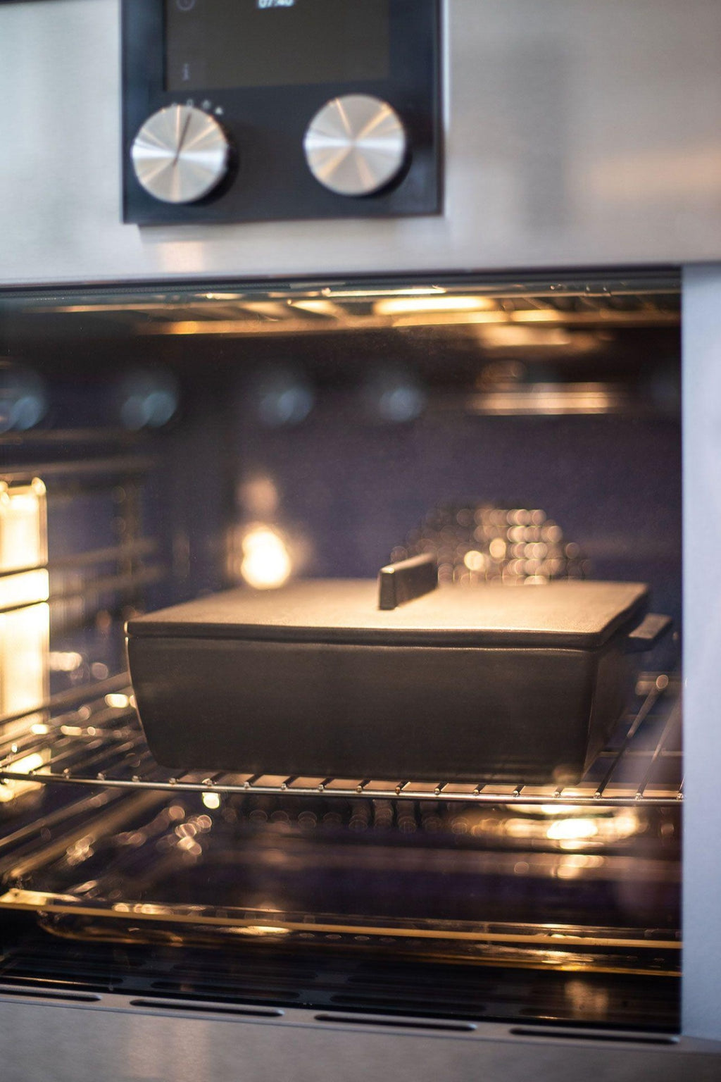 Dutchdeluxes rectangular casserole dish ceramic medium, platinum matt