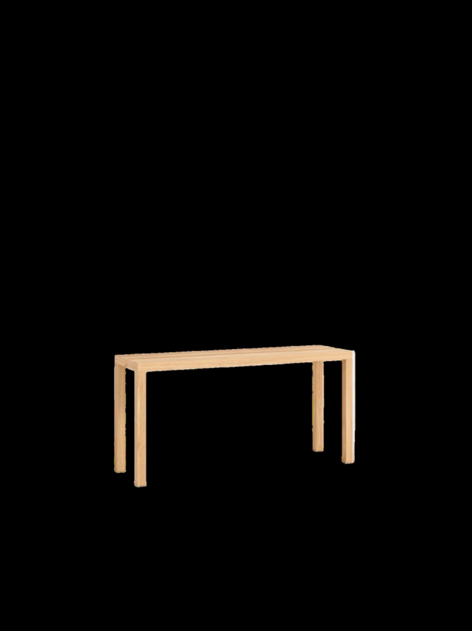 Moebe Peg Bench: Ideal Narrow Hallway Seating, FSC-Certified Oak