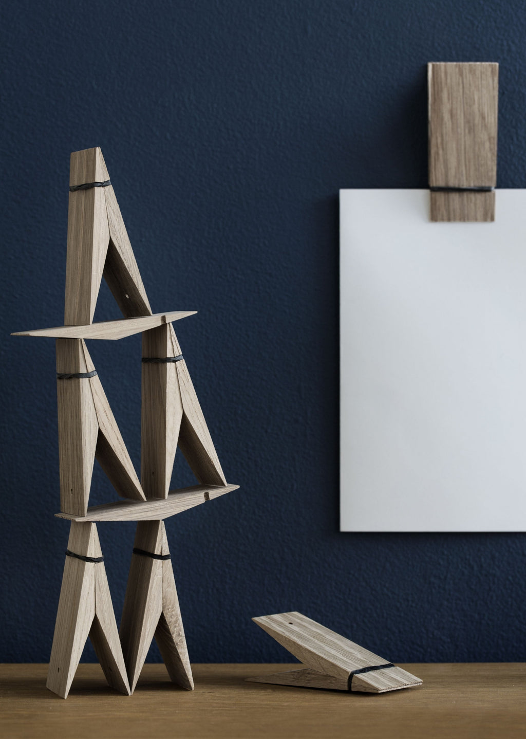 Moebe Oak Wooden Clips - Versatile Pinch Series for Home & Office Use