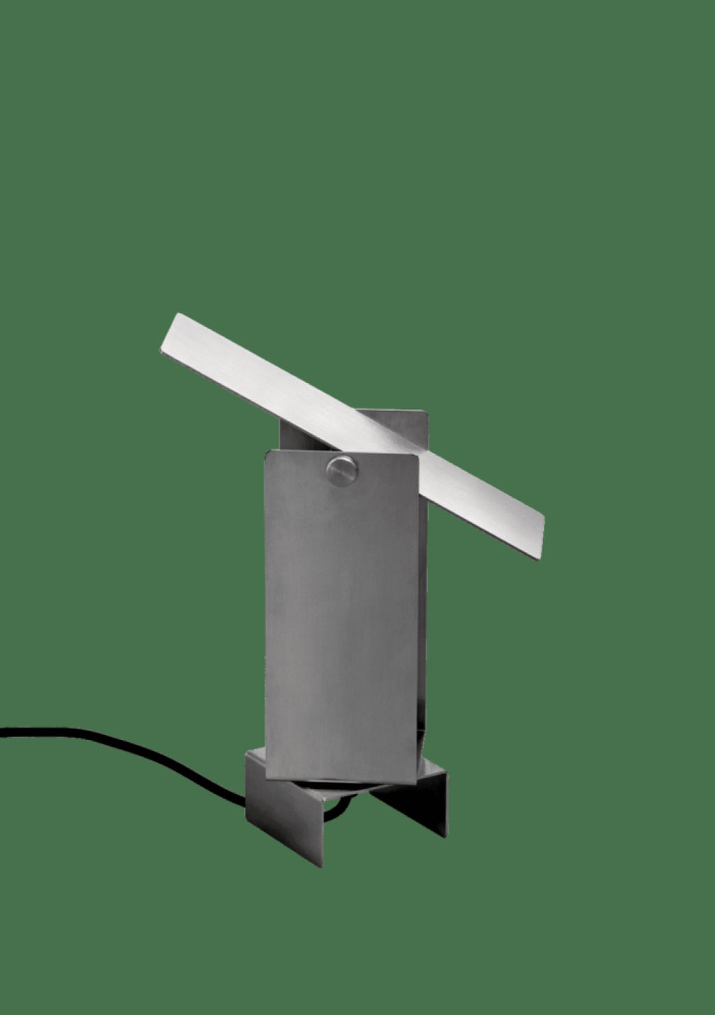 Illuminate Your Space with MOEBE's Stainless Steel Pivoting Table Lamp