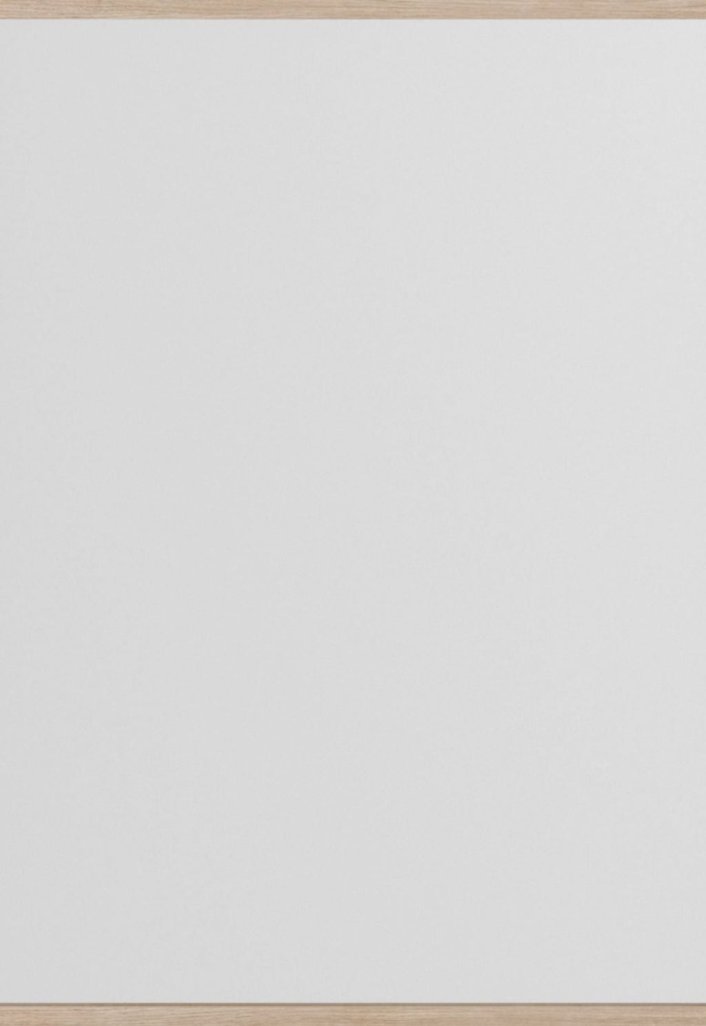 Moebe Rectangular Oak Wall Mirror 43.3x30 cm - Minimalist Nordic Design