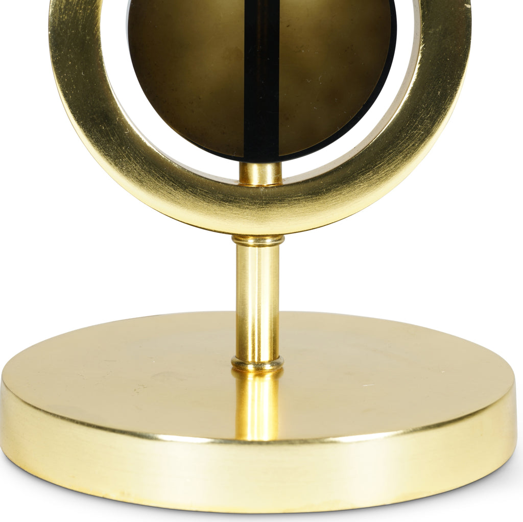 Authentic Models Art Deco Circle Lamp Circular Single, Gold