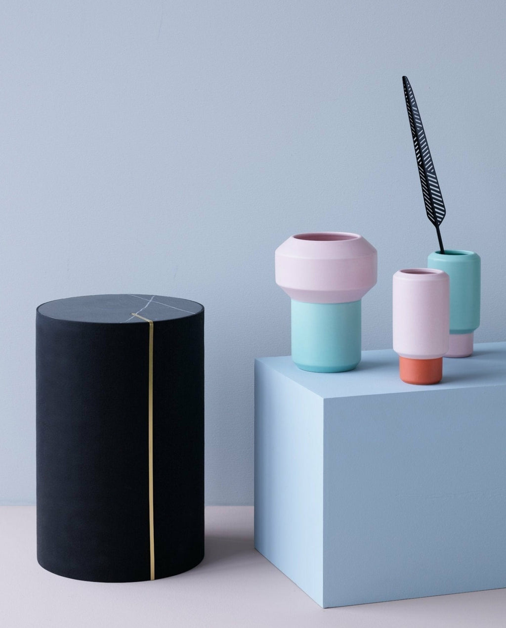 Lucie Kaas Vera Side Table, Pink