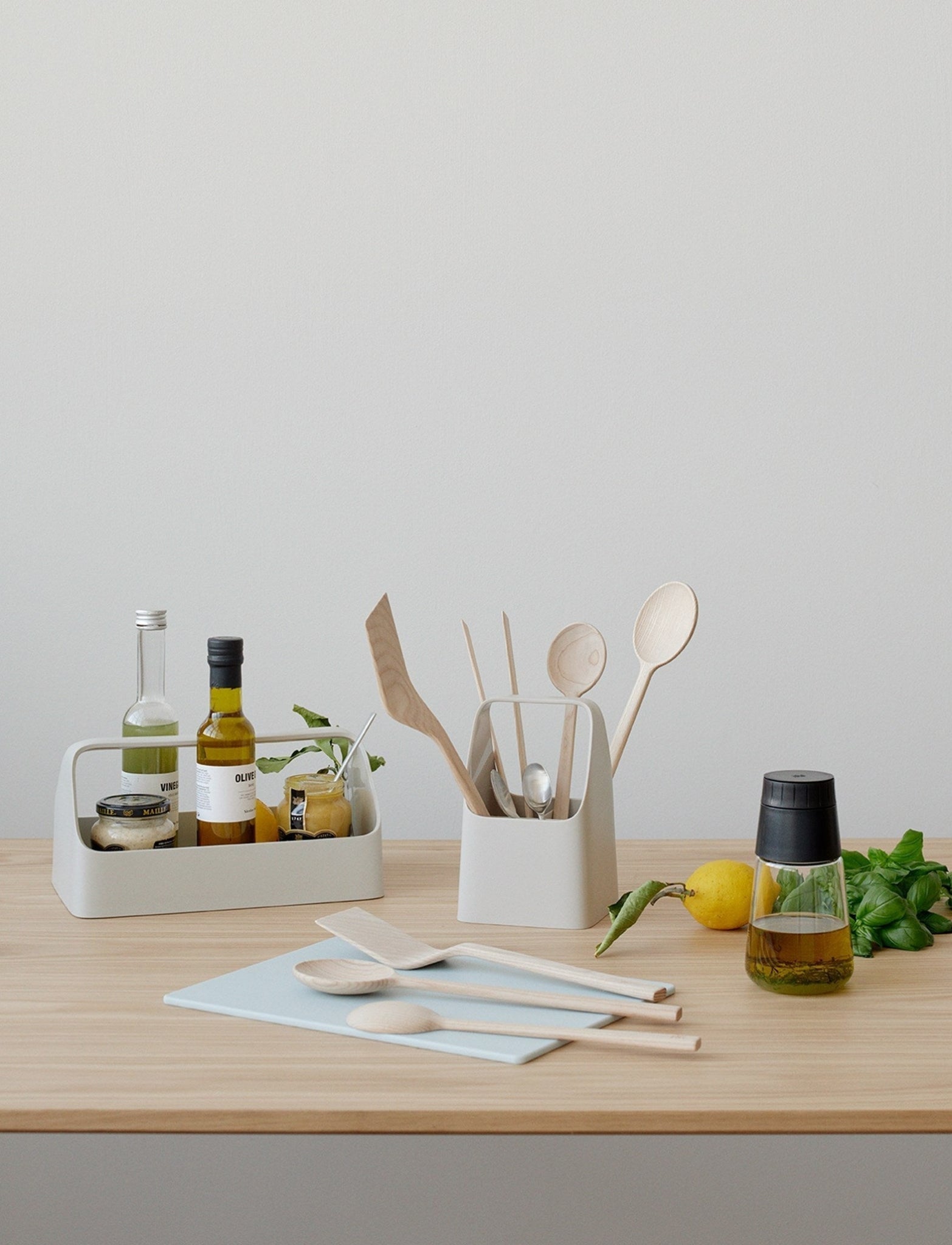 Rig Tig Mobile Phone Box Storage Box 28x18x14 Cm, Light Grey