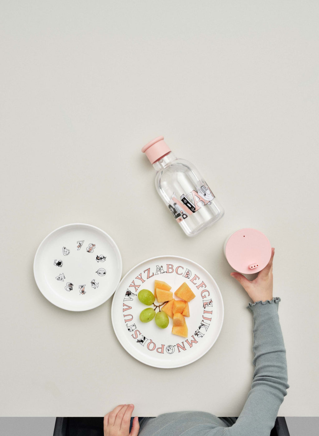 Rig Tig Moomin Abc Plate, Moomin Salmon