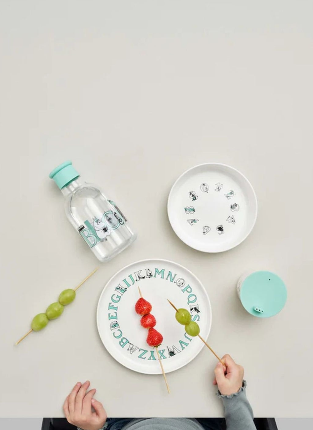 Rig Tig Moomin Abc Bowl, Moomin Turquoise