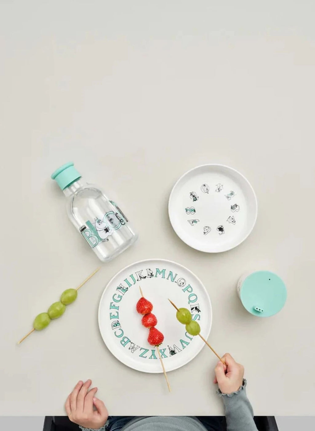 Rig Tig Moomin Abc Bowl, Moomin Turquoise