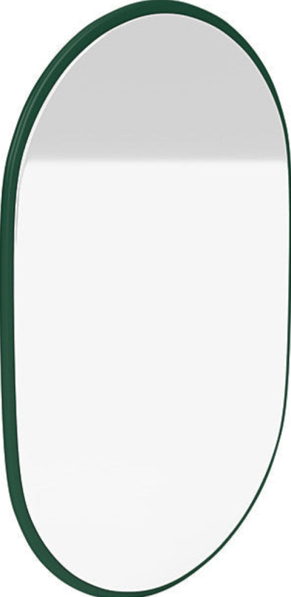 Montana Look Oval Mirror, Pine Green
