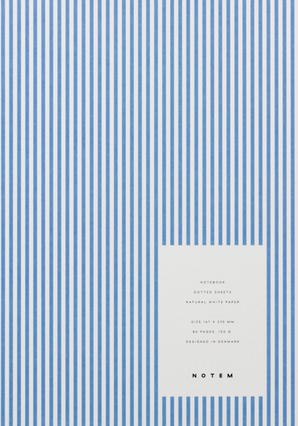 Notem Studio Vita Notebook Medium, Blue Lines