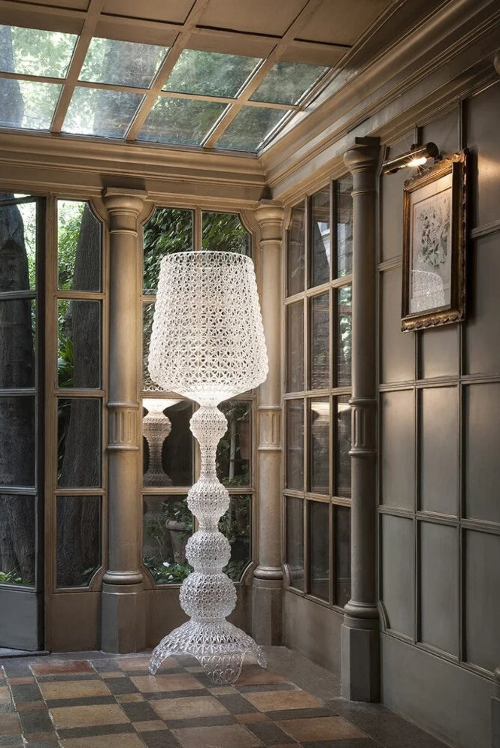 Kartell Kabuki Suspension Lamp, Light Blue