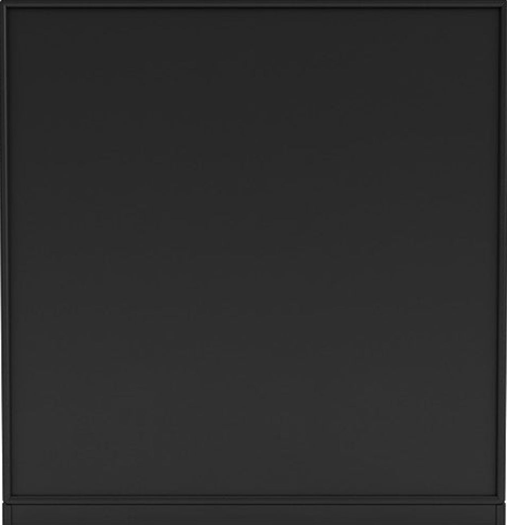 Montana Compile Decorative Shelf With 3 Cm Plinth, Black