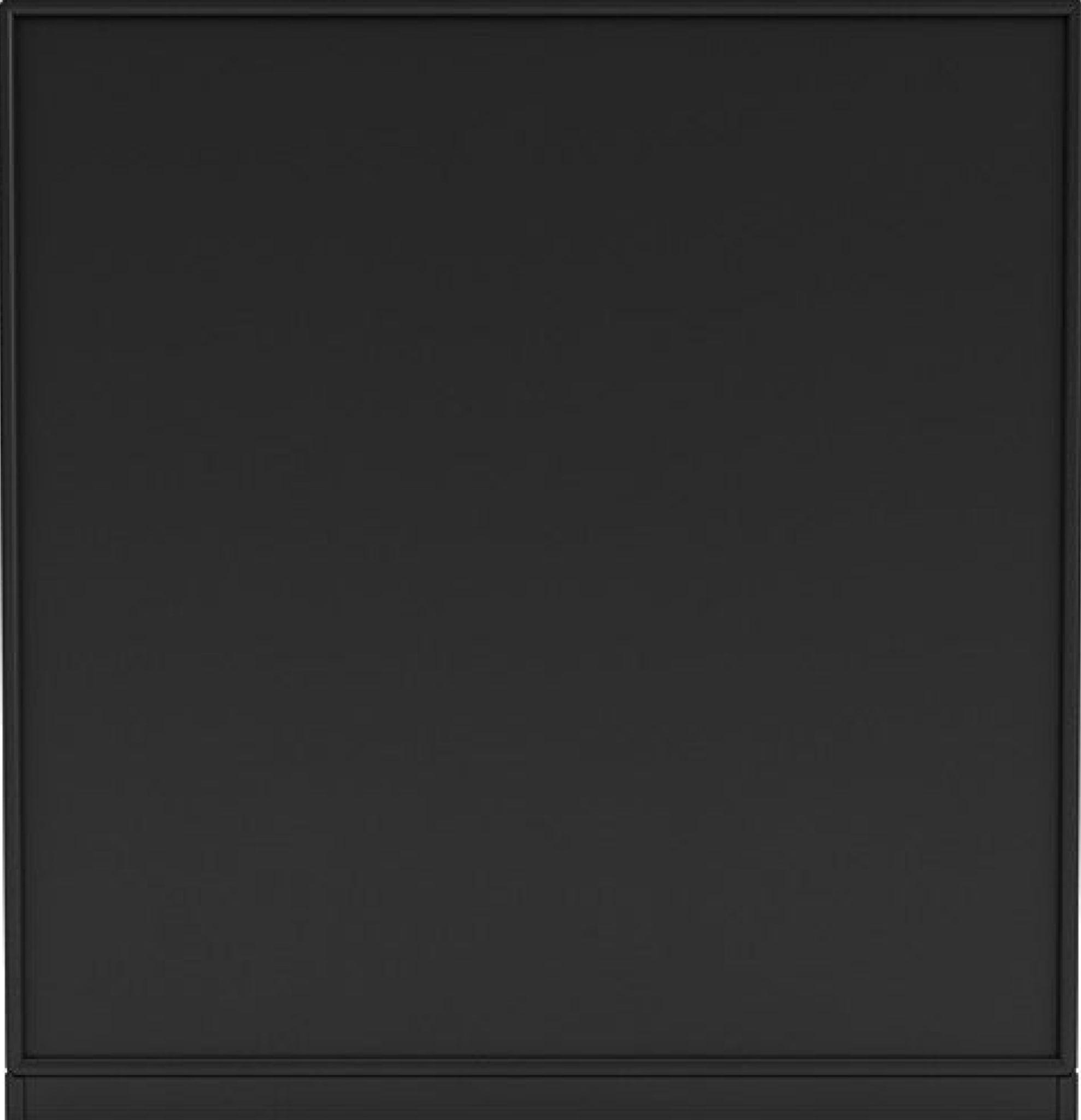 Montana Compile Decorative Shelf With 3 Cm Plinth, Black