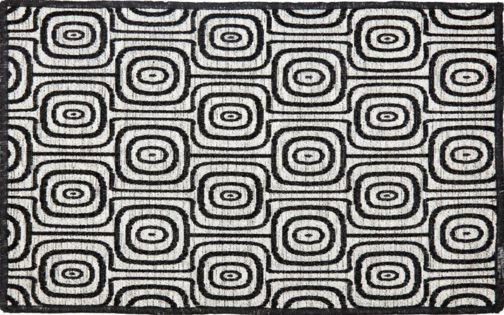 Dutchdeluxes placemat Set of 4 Black & White, Monkey Eyes