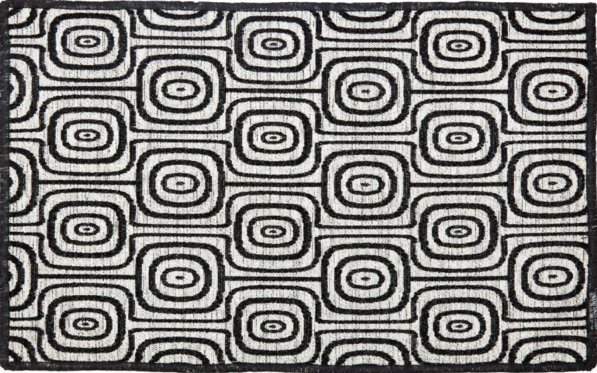 Dutchdeluxes placemat Set of 4 Black & White, Monkey Eyes