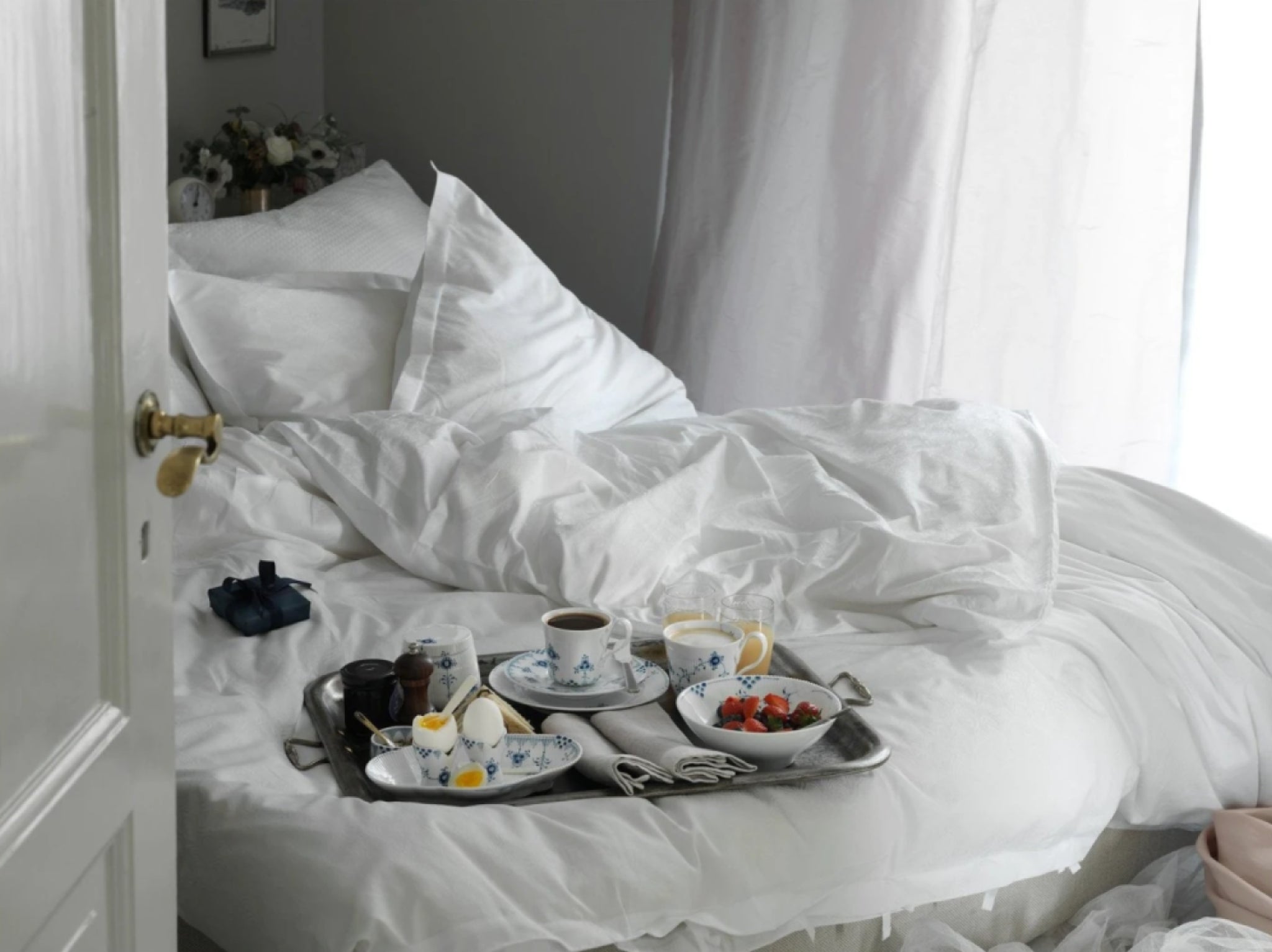 Royal Copenhagen Elements Blue Egg Cup, 2 Pcs.