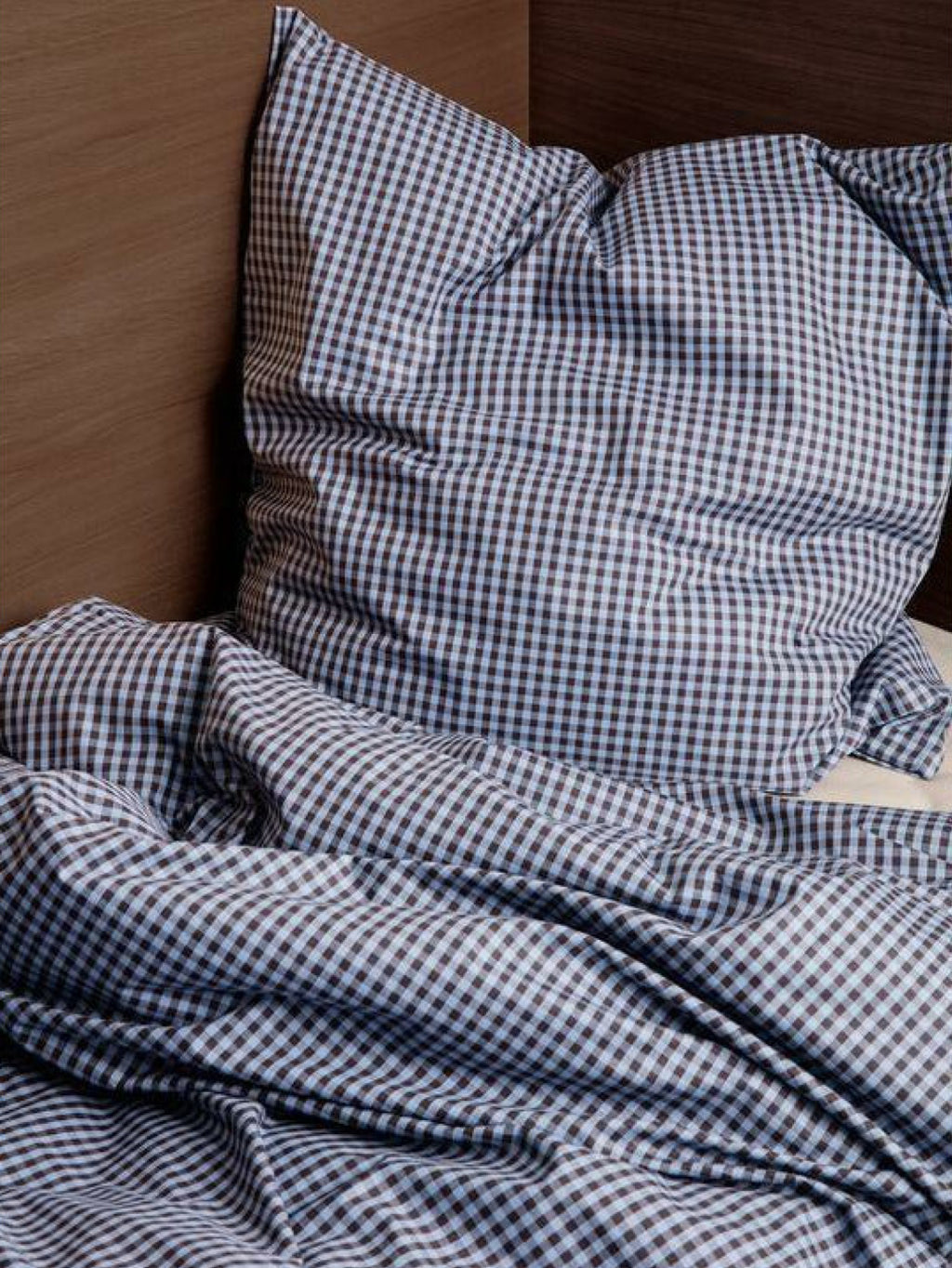Ferm Living Check Bed Linen 140x200 Cm, Blue